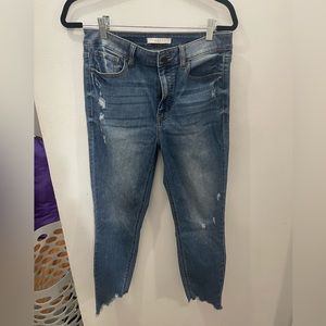 High Rise Skinny Crop Jeans